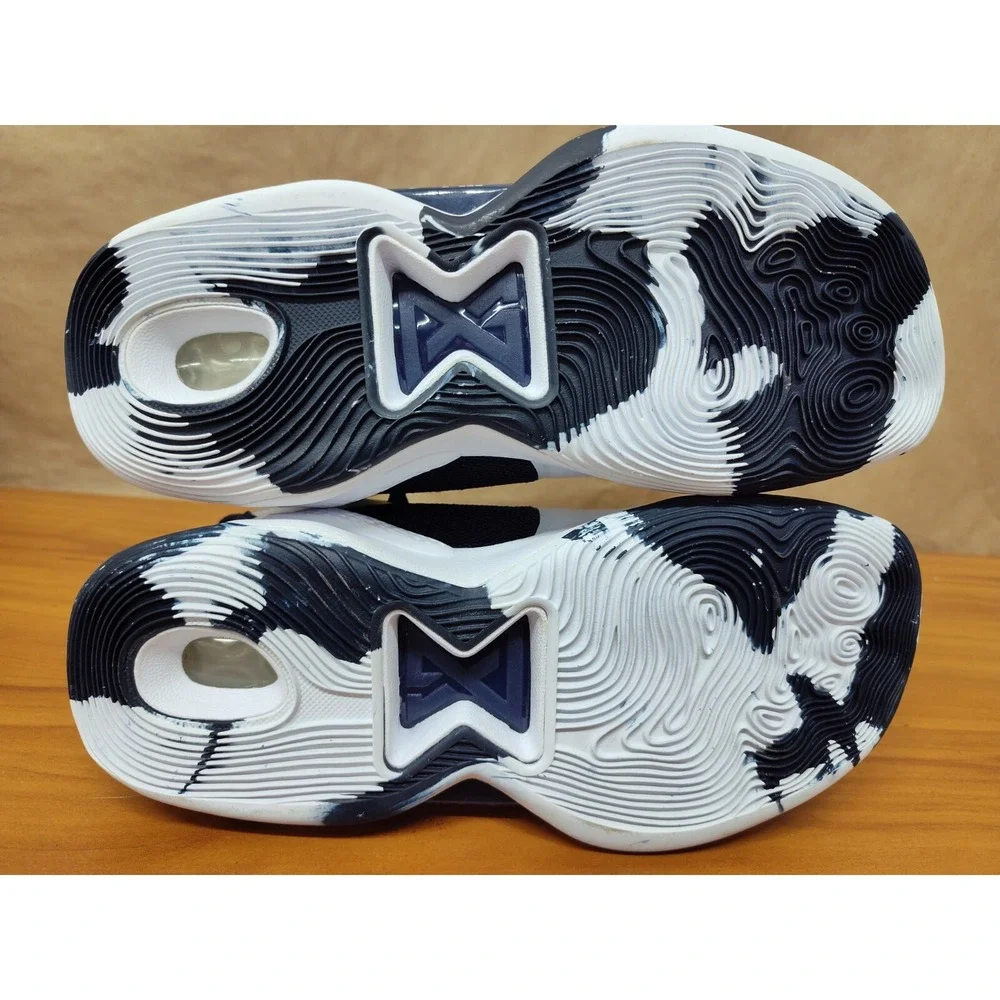 Nike Boy's‎ PG 5 Basketball Shoes da7758-401 Navy Blue White Sz 6